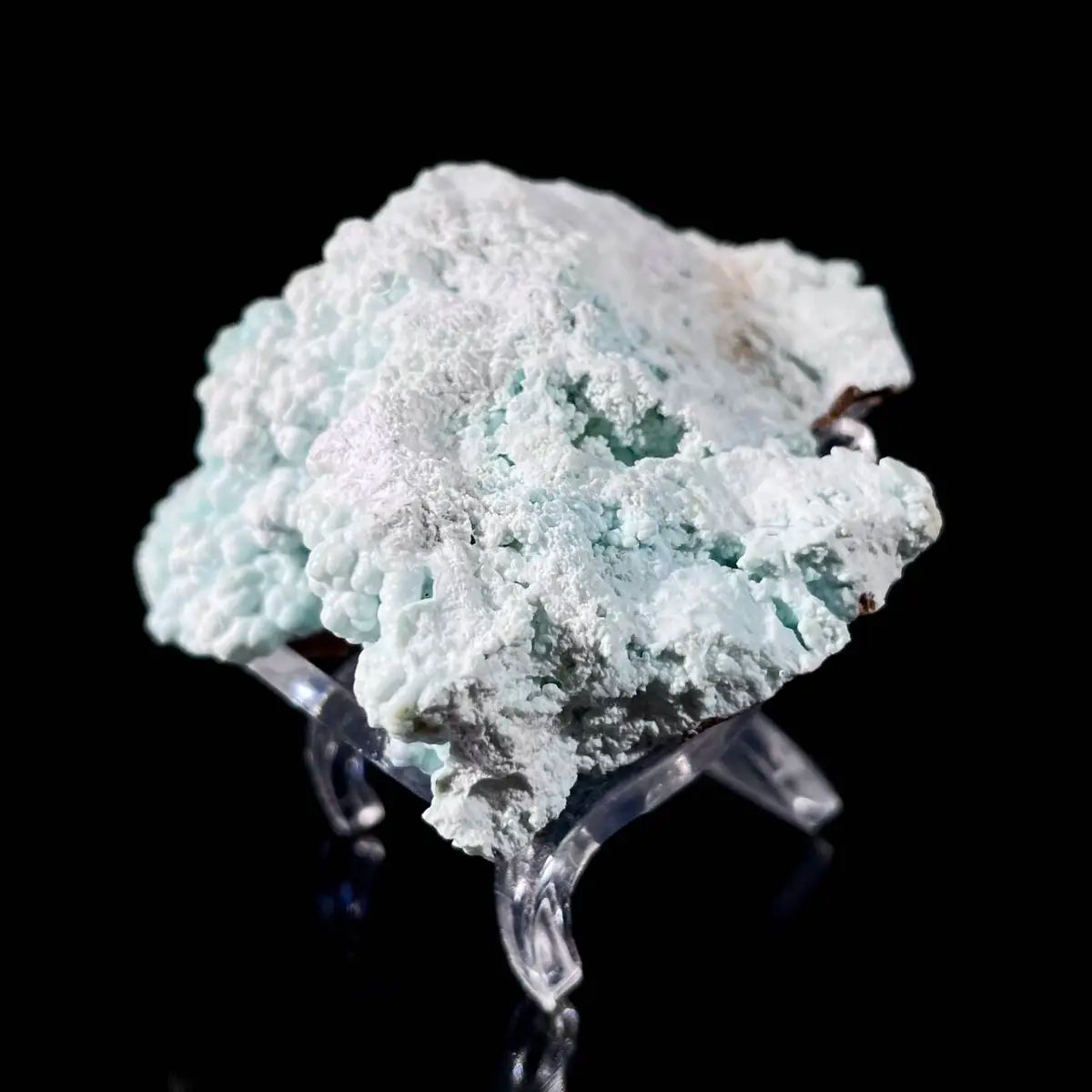 Gibbsite with Hemimorphite Mineral Specimen | Natural Associated Crystal Cluster | 40 g | 5.5*5.5*2.5 cm
