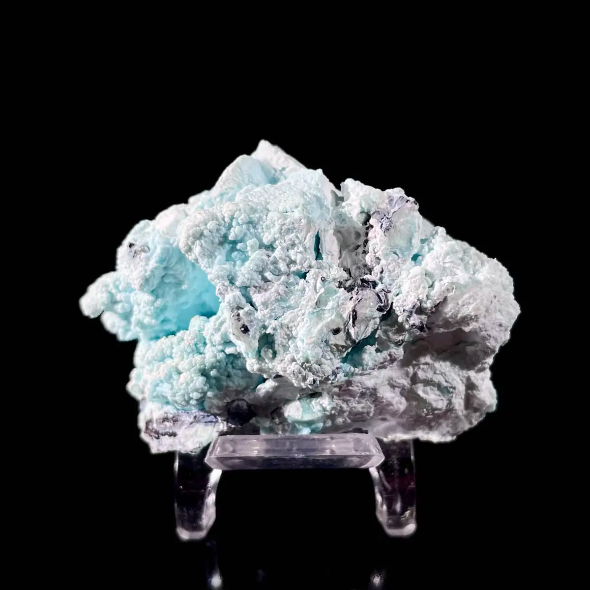 Gibbsite with Hemimorphite Mineral Specimen | Natural Associated Crystal Cluster | 30 g | 5*4*3 cm