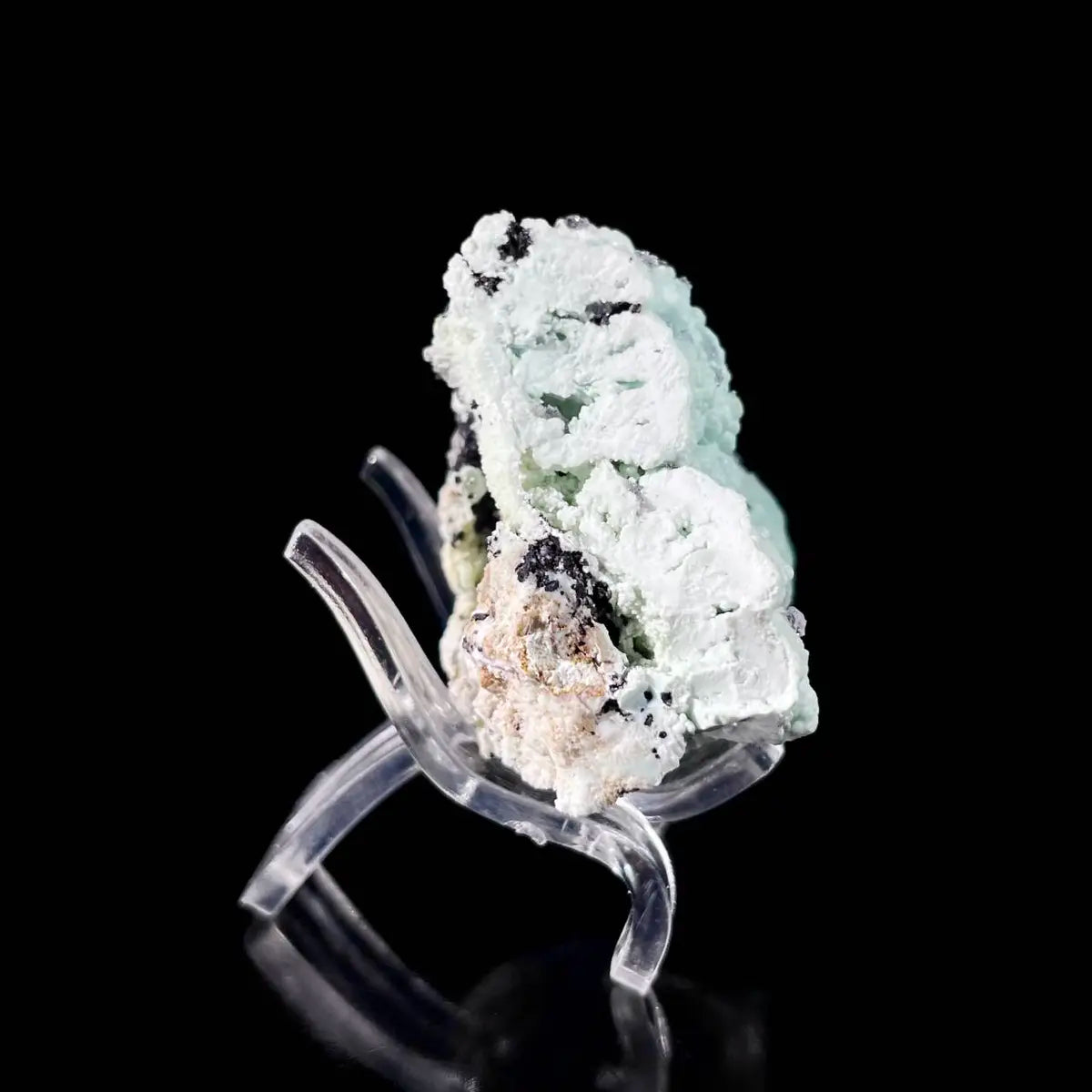 Gibbsite with Hemimorphite Mineral Specimen | Natural Associated Crystal Cluster | 30 g | 4*3.5*2.5 cm