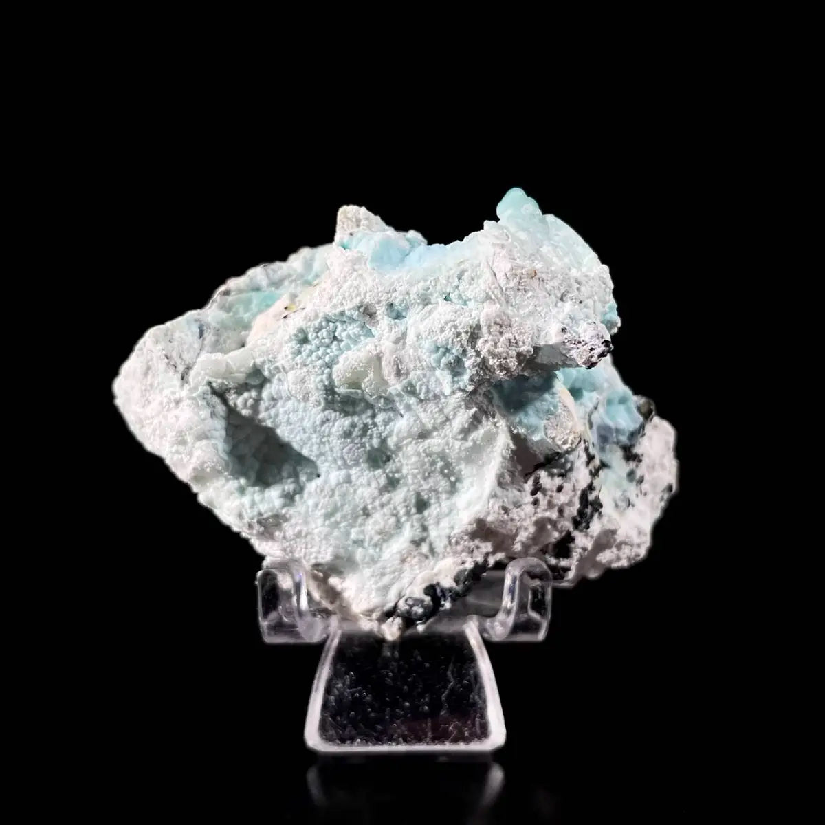 Gibbsite with Hemimorphite Mineral Specimen | Natural Associated Crystal Cluster | 60 g | 6*4.5*3 cm