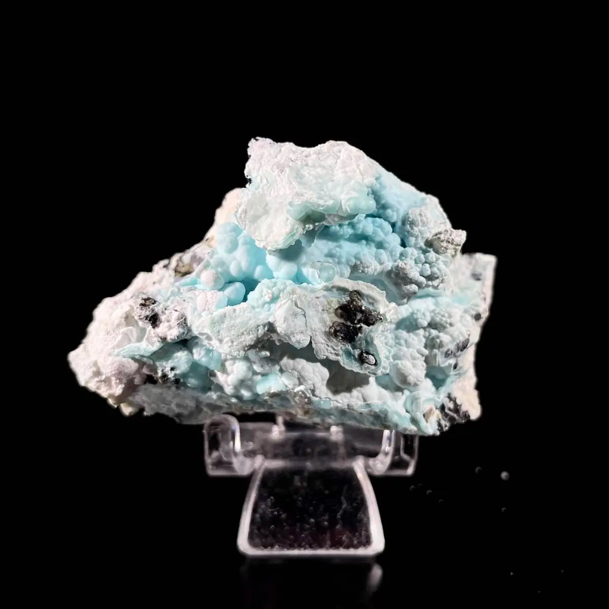 Gibbsite with Hemimorphite Mineral Specimen | Natural Associated Crystal Cluster | 60 g | 6*4.5*3 cm