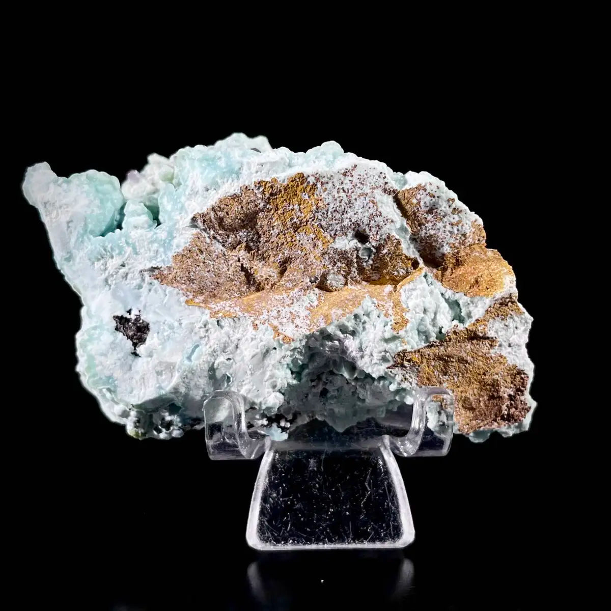 Gibbsite with Hemimorphite Mineral Specimen | Natural Associated Crystal Cluster | 50 g | 6.5*3.5*2.5 cm