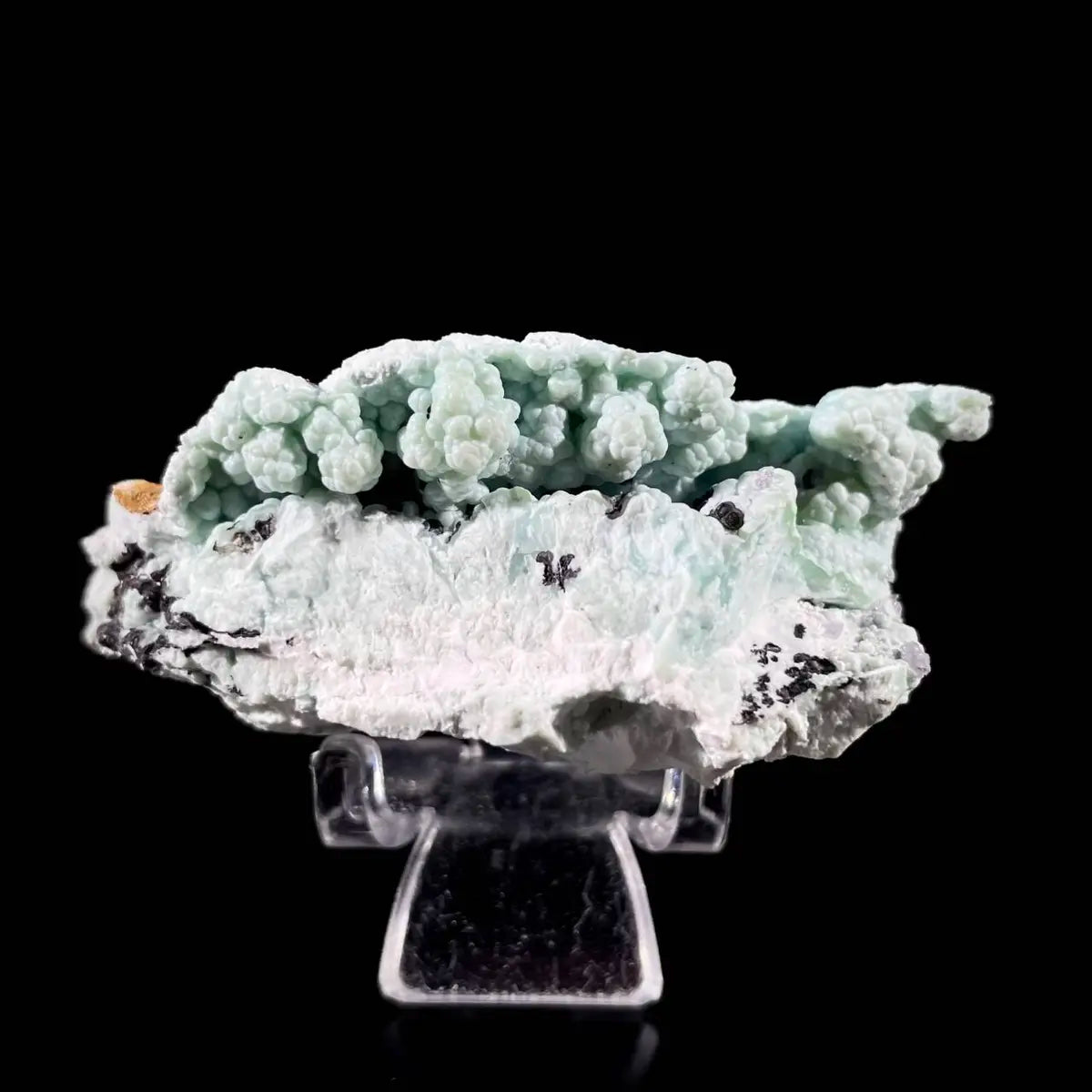 Gibbsite with Hemimorphite Mineral Specimen | Natural Associated Crystal Cluster | 50 g | 6.5*3.5*2.5 cm