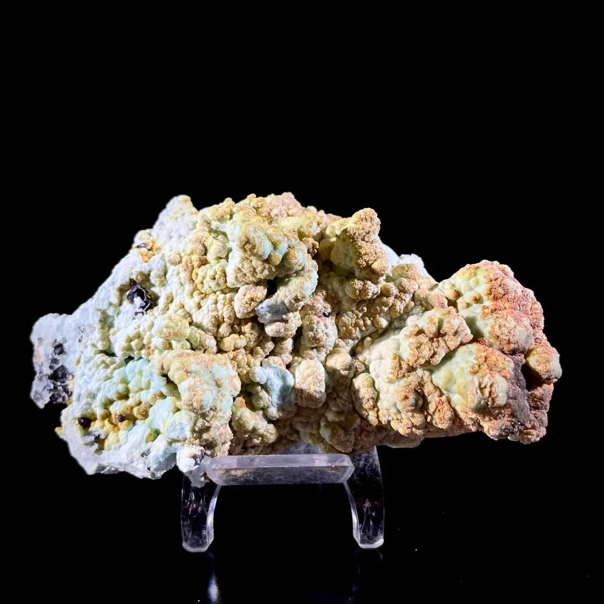Gibbsite with Hemimorphite Mineral Specimen | Natural Associated Crystal Cluster | 180 g | 11*7*4.5 cm