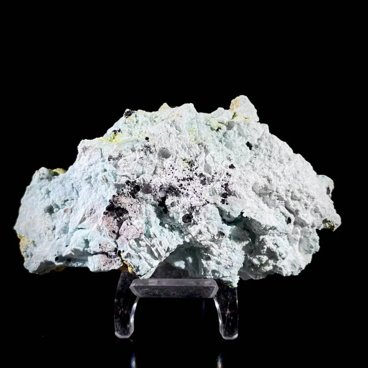 Gibbsite with Hemimorphite Mineral Specimen | Natural Associated Crystal Cluster | 180 g | 11*7*4.5 cm