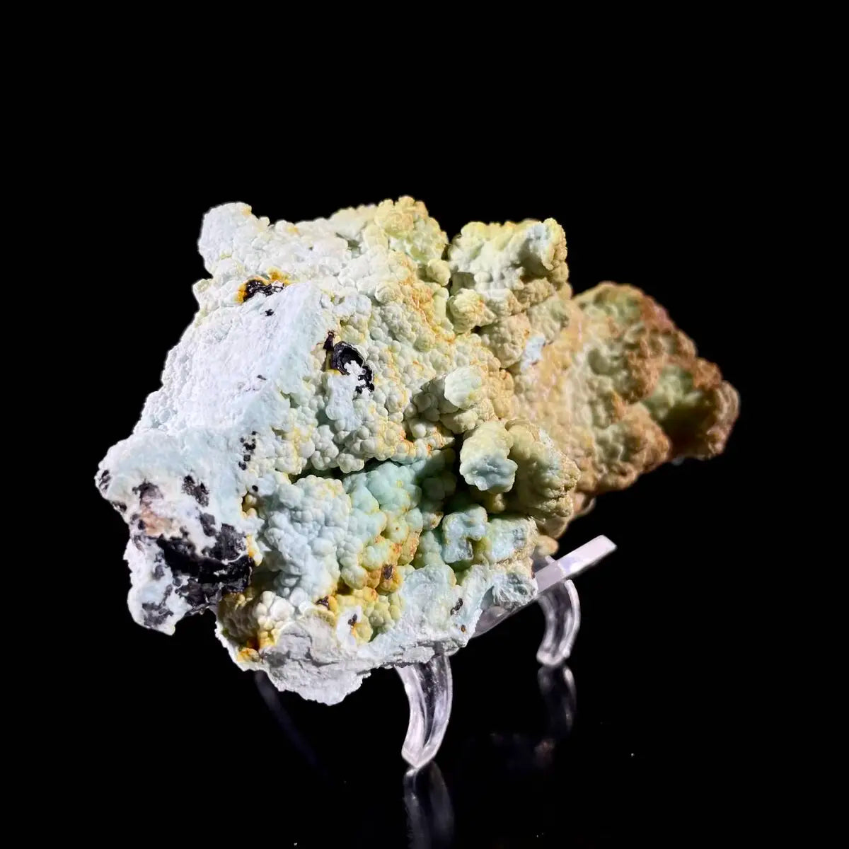 Gibbsite with Hemimorphite Mineral Specimen | Natural Associated Crystal Cluster | 180 g | 11*7*4.5 cm