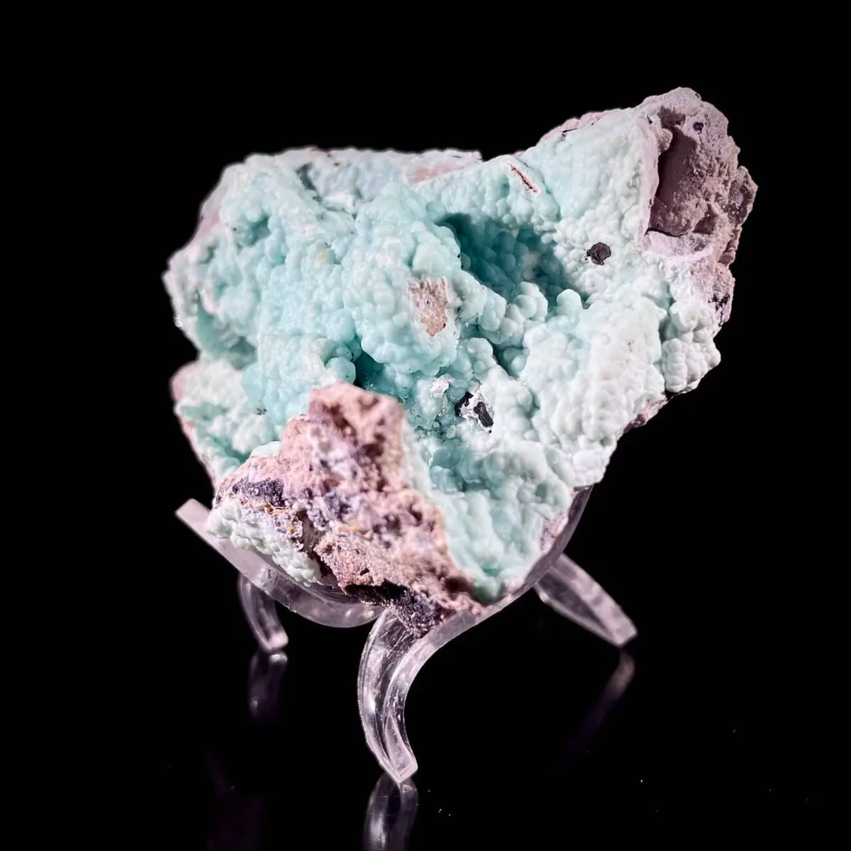 Gibbsite with Hemimorphite Mineral Specimen | Natural Associated Crystal Cluster | 180 g | 9.5*7*4 cm