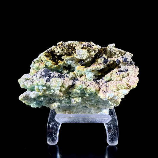A680-Gibbsite with Hemimorphite Mineral Specimen | Natural Associated Crystal Cluster | 200 g | 9*7.5*6.5 cm