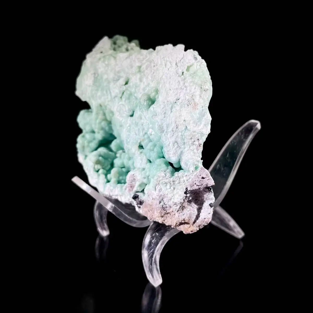 Gibbsite with Hemimorphite Mineral Specimen | Natural Associated Crystal Cluster | 260 g | 9.5*6.5*5 cm