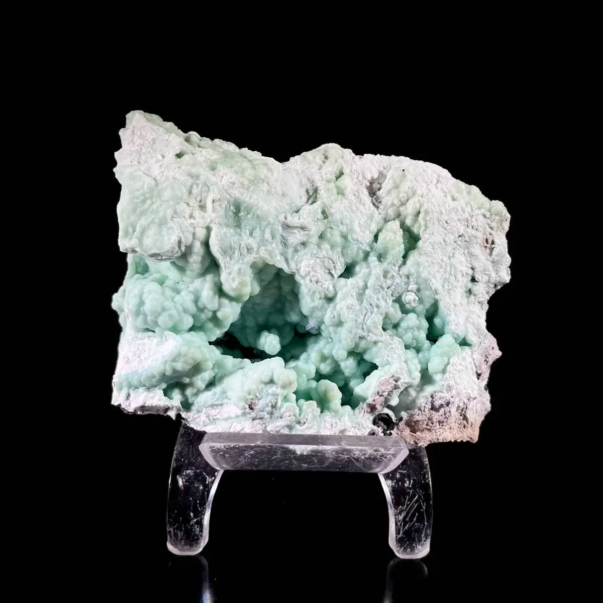 Gibbsite with Hemimorphite Mineral Specimen | Natural Associated Crystal Cluster | 260 g | 9.5*6.5*5 cm