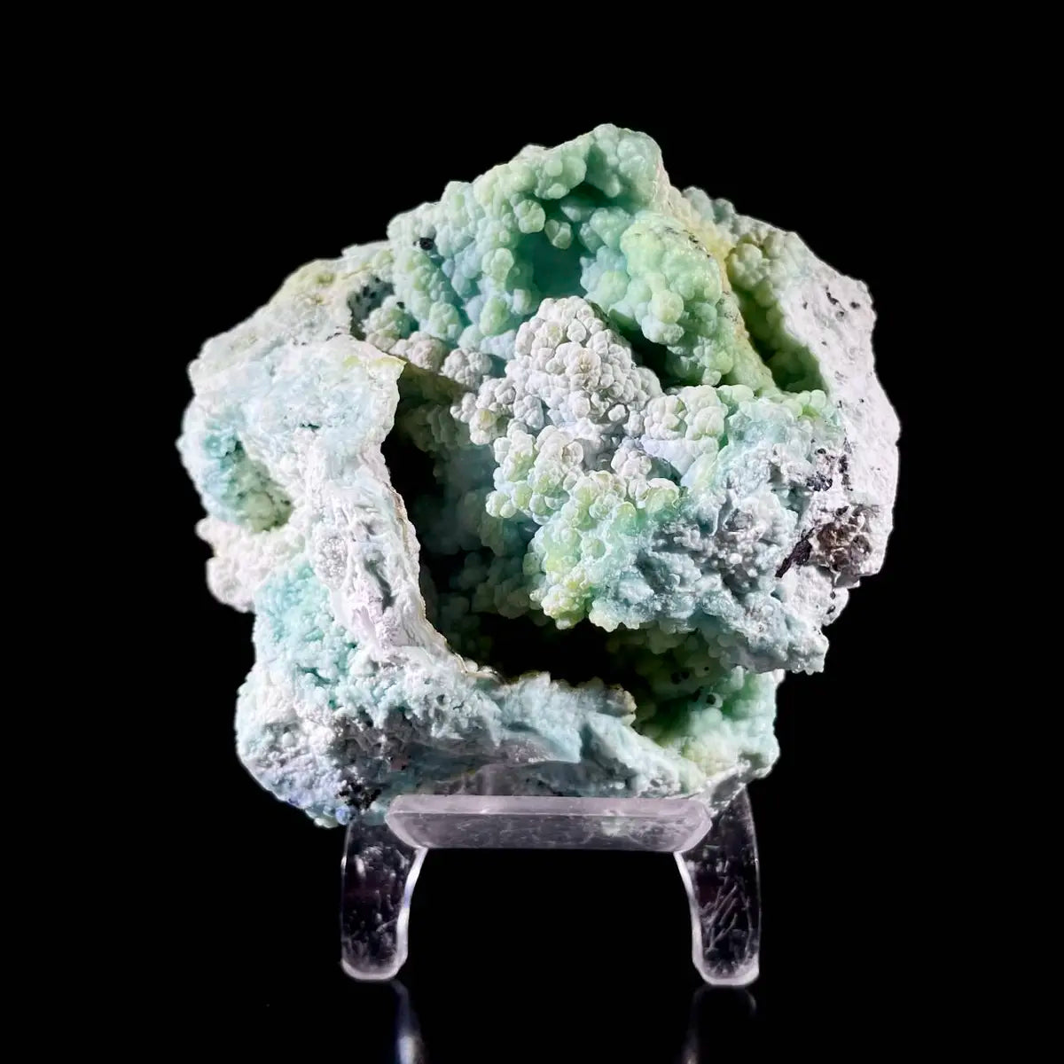 Gibbsite with Hemimorphite Mineral Specimen | Natural Associated Crystal Cluster | 480 g | 10*6*10 cm