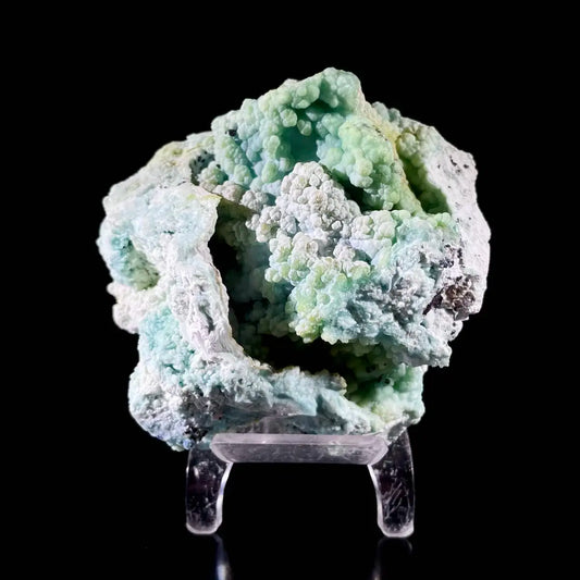 A684-Gibbsite with Hemimorphite Mineral Specimen | Natural Associated Crystal Cluster | 480 g | 10*6*10 cm