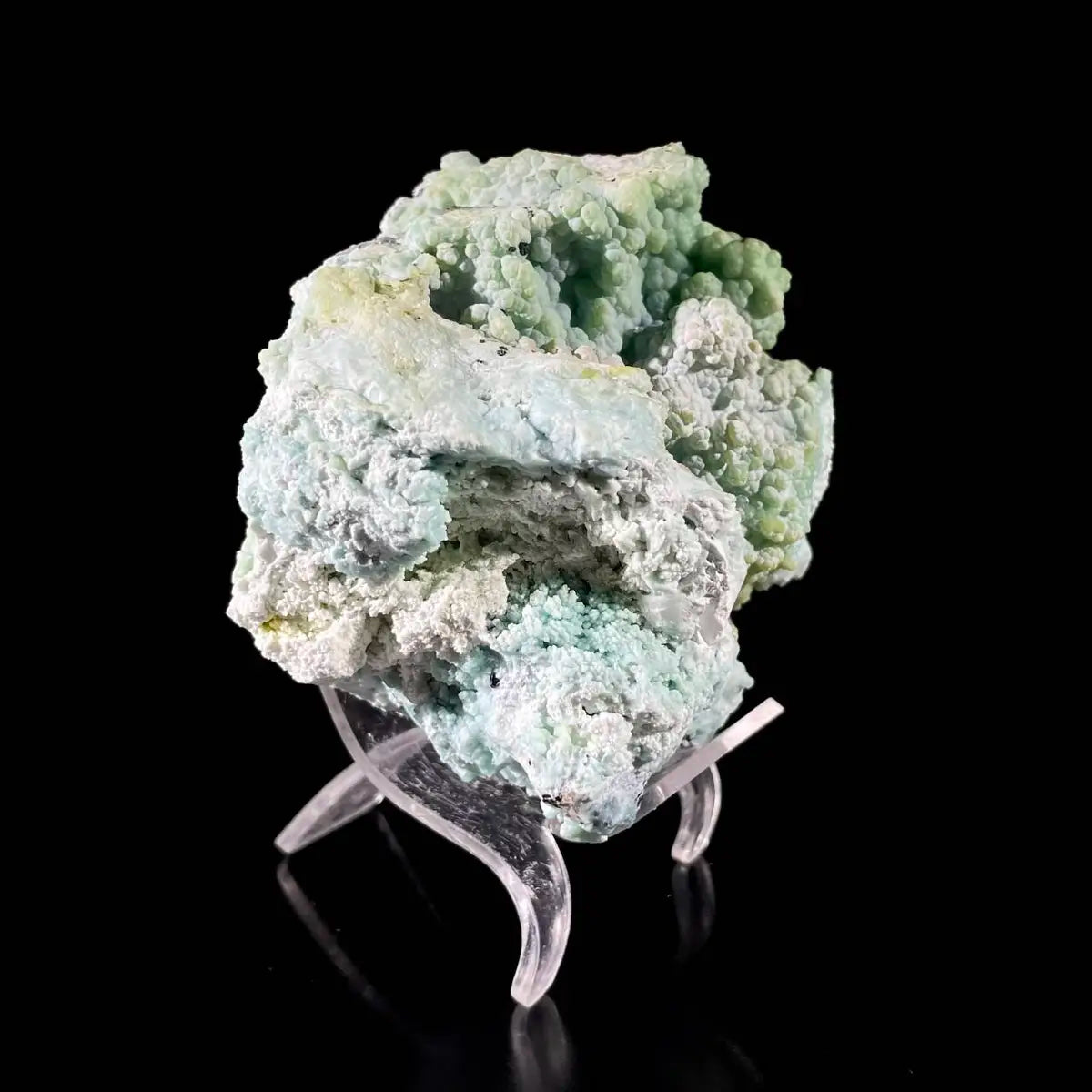 Gibbsite with Hemimorphite Mineral Specimen | Natural Associated Crystal Cluster | 480 g | 10*6*10 cm