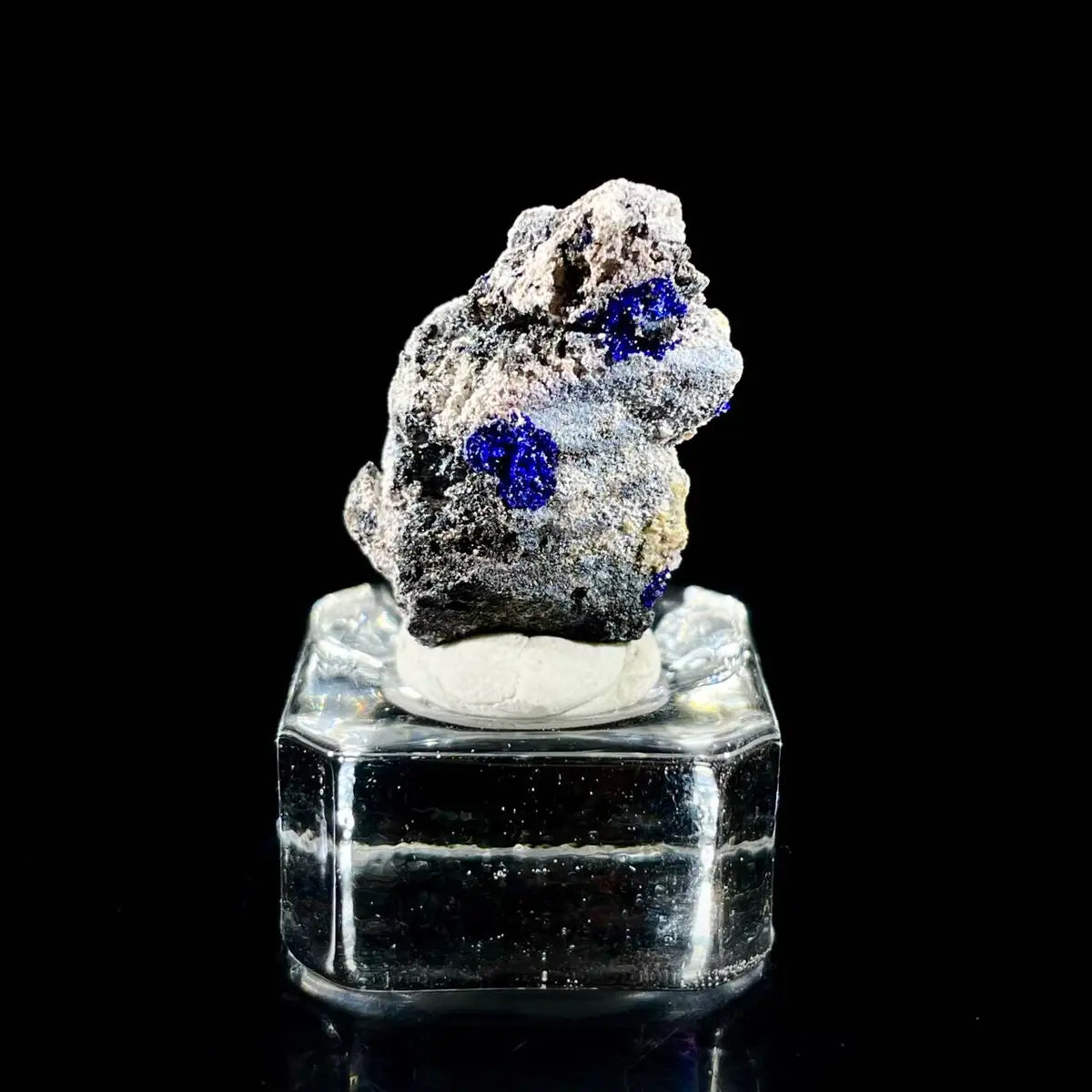 Azurite with Gibbsite  Mineral Specimen | Natural Multi-Mineral  | 3.1 g | 2.5*2*1 cm