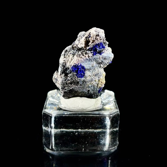 A687-Azurite with Gibbsite  Mineral Specimen | Natural Multi-Mineral  | 3.1 g | 2.5*2*1 cm