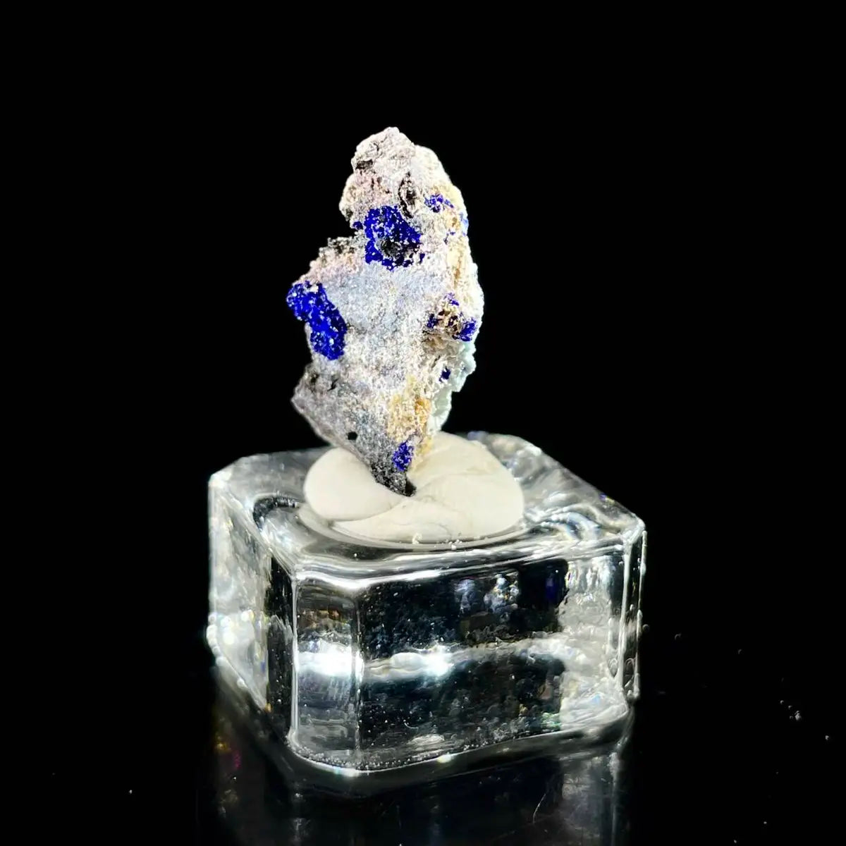 Azurite with Gibbsite  Mineral Specimen | Natural Multi-Mineral  | 3.1 g | 2.5*2*1 cm