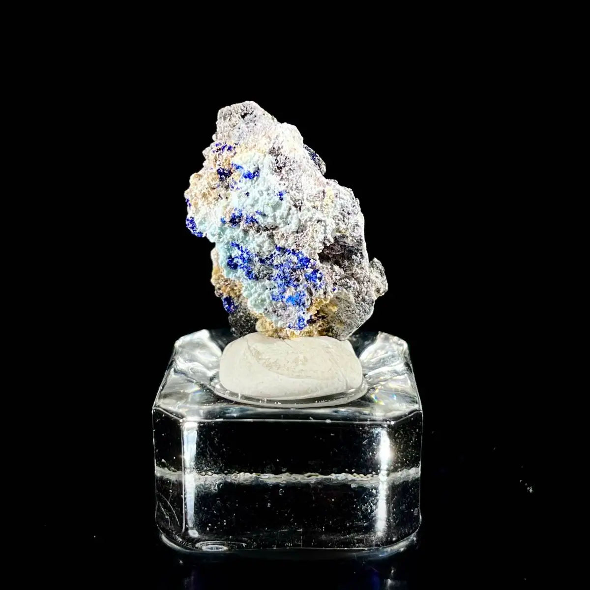Azurite with Gibbsite  Mineral Specimen | Natural Multi-Mineral  | 3.1 g | 2.5*2*1 cm