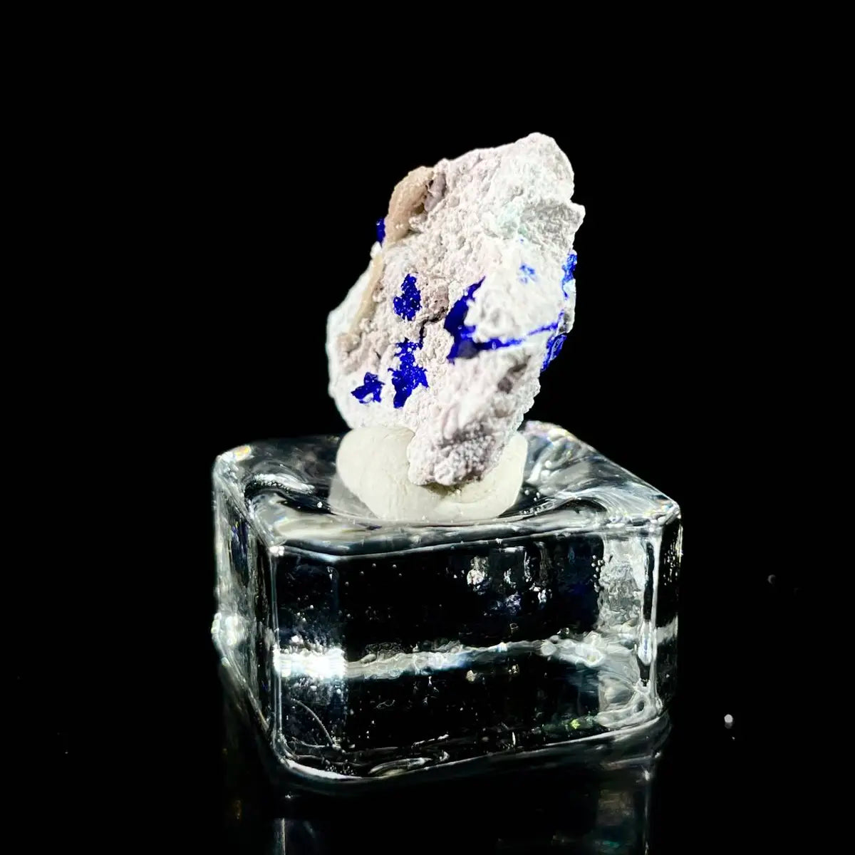 Azurite with Gibbsite  Mineral Specimen | Natural Multi-Mineral  | 3.4 g | 3*1*2 cm