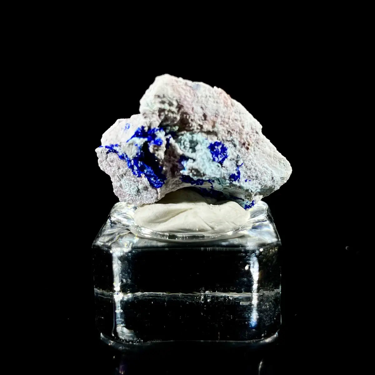 Azurite with Gibbsite  Mineral Specimen | Natural Multi-Mineral  | 3.4 g | 3*1*2 cm