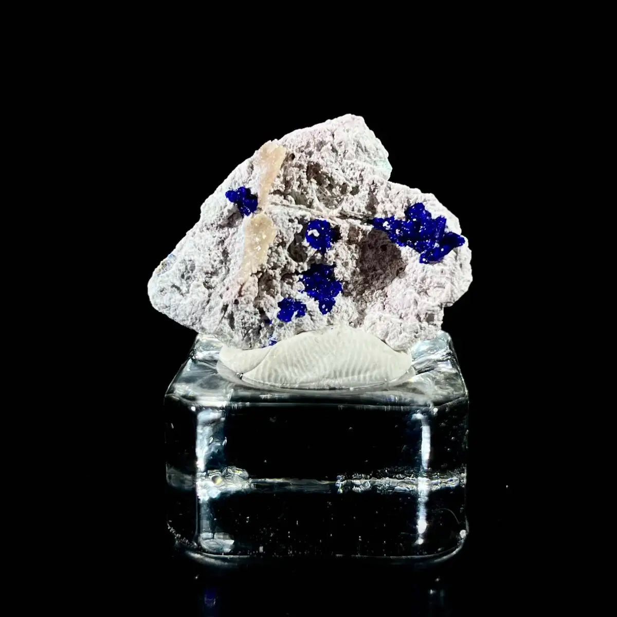 Azurite with Gibbsite  Mineral Specimen | Natural Multi-Mineral  | 3.4 g | 3*1*2 cm