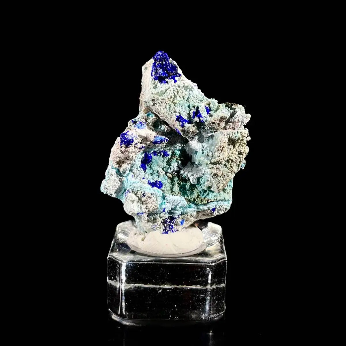 Azurite with Gibbsite  Mineral Specimen | Natural Multi-Mineral  | 7 g | 3.5*2.5*1.5 cm