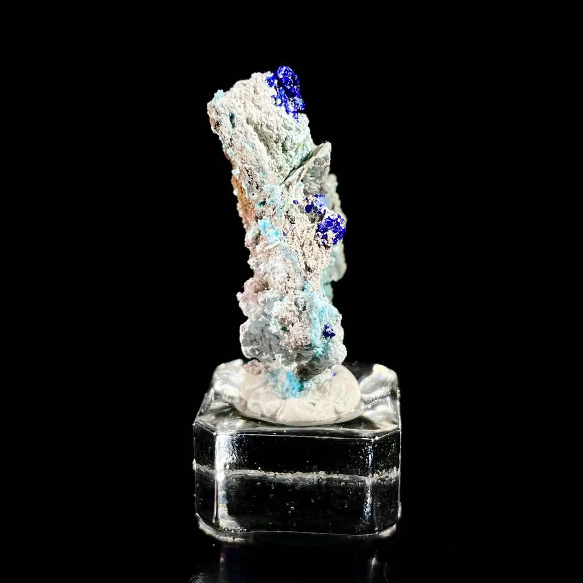 Azurite with Gibbsite  Mineral Specimen | Natural Multi-Mineral  | 9.7 g | 4*3*1 cm