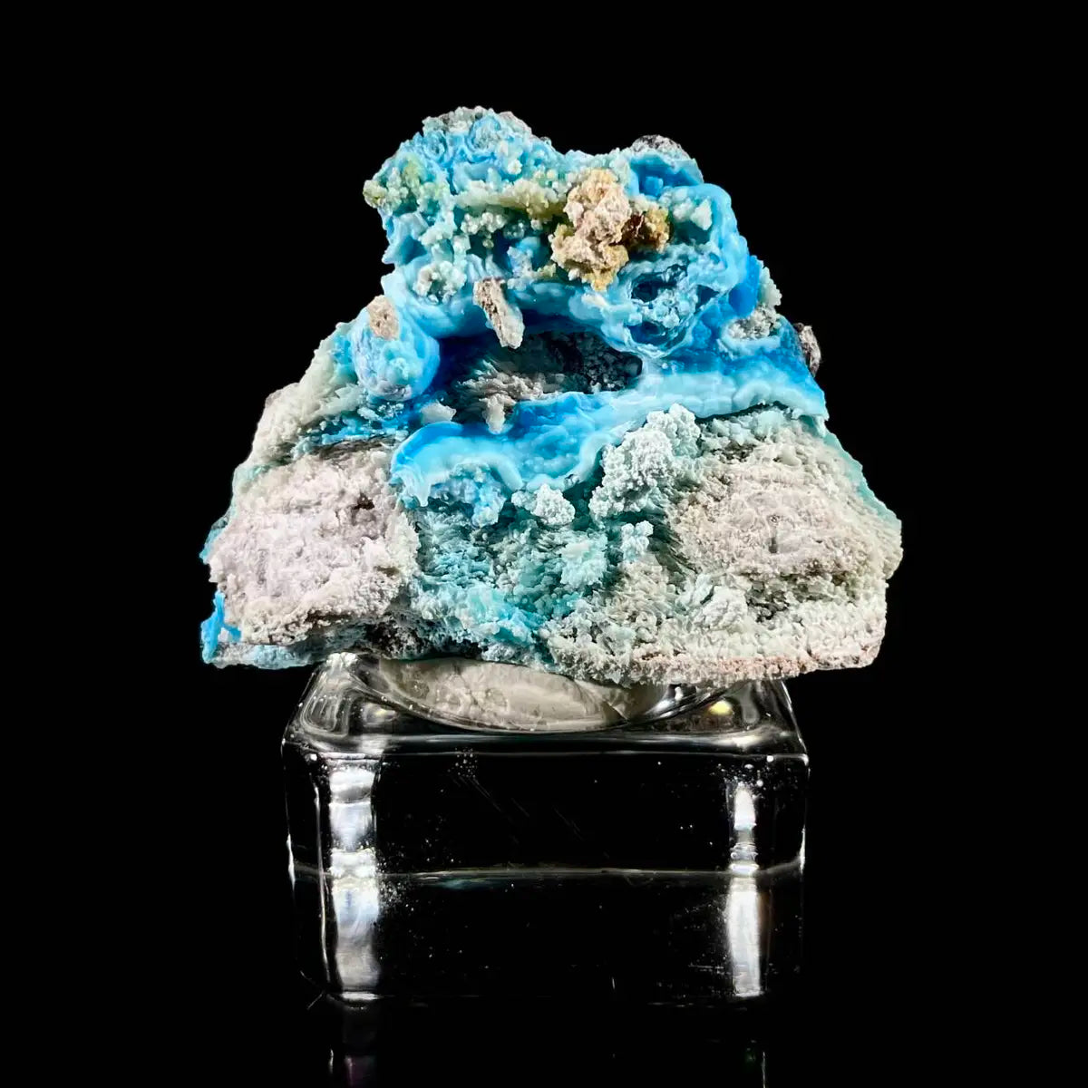 Azurite with Gibbsite  Mineral Specimen | Natural Multi-Mineral  | 8 g | 4.5*3.5*1 cm