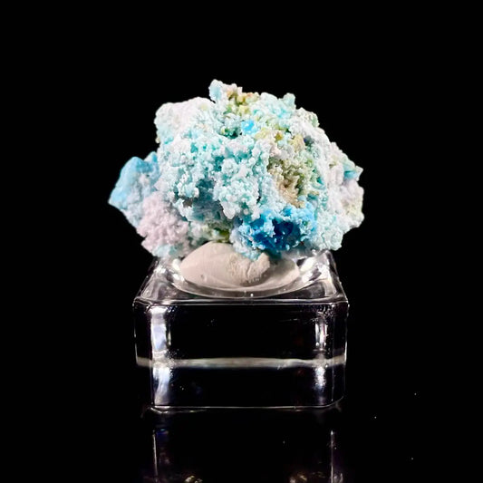 A698-Azurite with Gibbsite  Mineral Specimen | Natural Multi-Mineral  | 17g | 4*2.5*2.5 cm