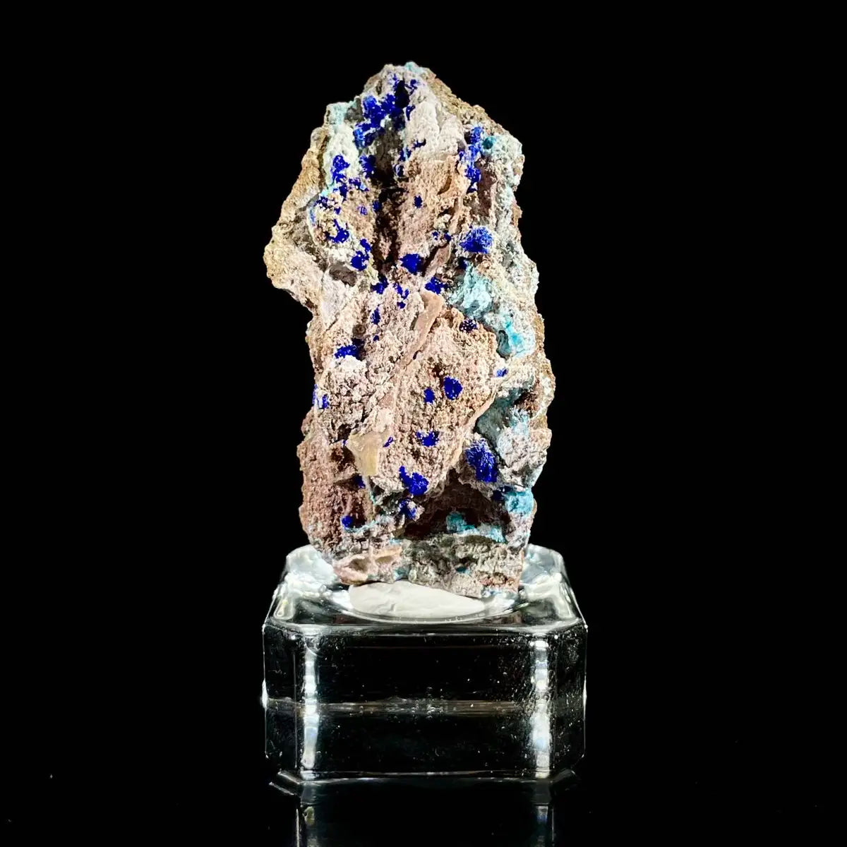 Azurite with Gibbsite  Mineral Specimen | Natural Multi-Mineral  | 24 g | 6*3*1.5 cm