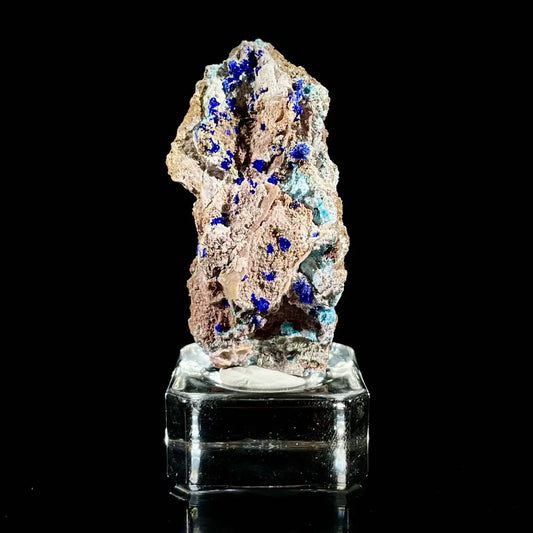 A699-Azurite with Gibbsite  Mineral Specimen | Natural Multi-Mineral  | 24 g | 6*3*1.5 cm