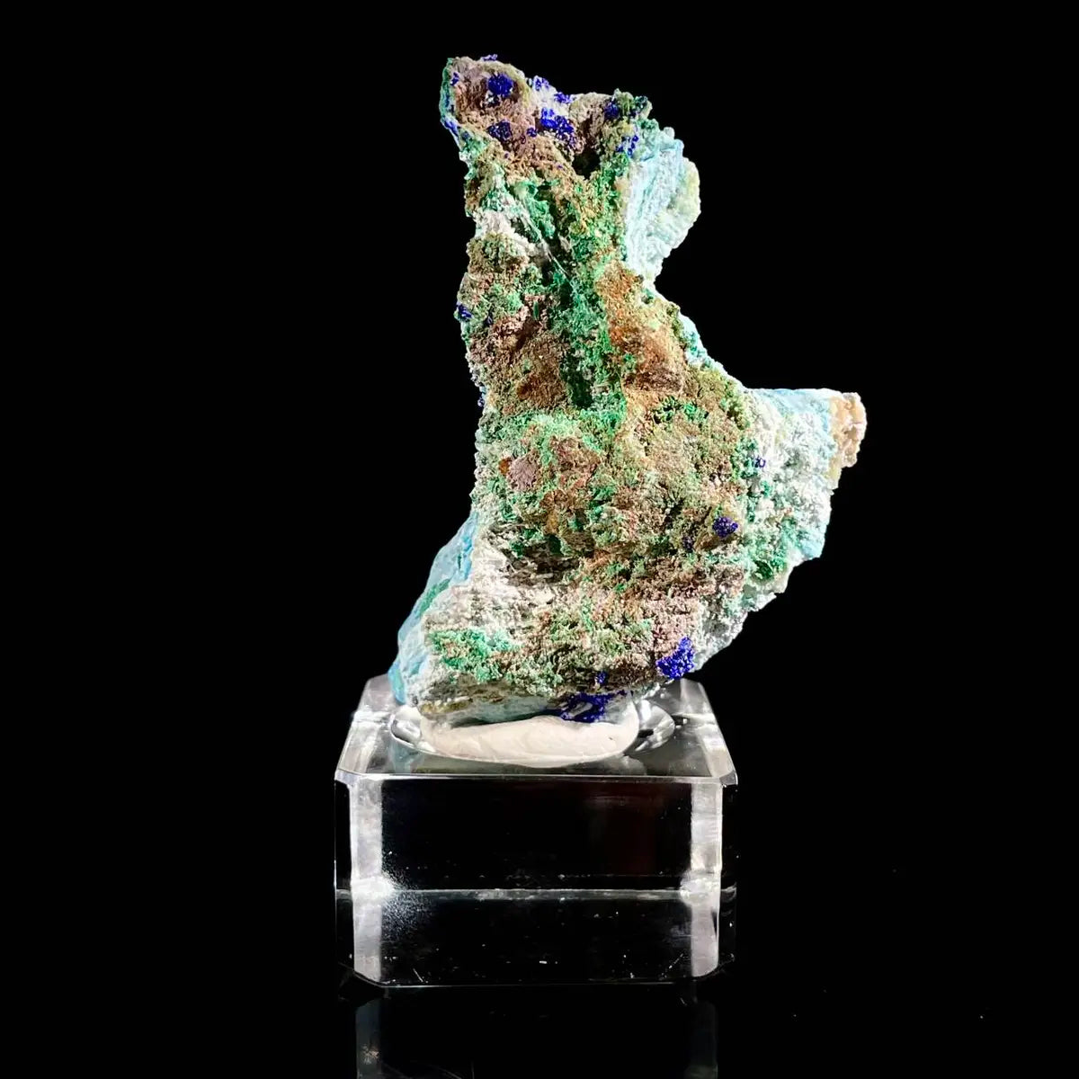 Azurite with Gibbsite  Mineral Specimen | Natural Multi-Mineral  | 50 g | 6.5*4*2 cm