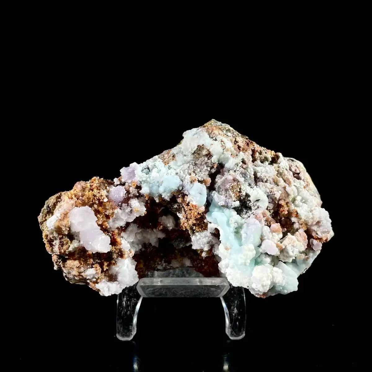 Azurite with Gibbsite  Mineral Specimen | Natural Multi-Mineral  | 250 g | 9*6*4.5 cm