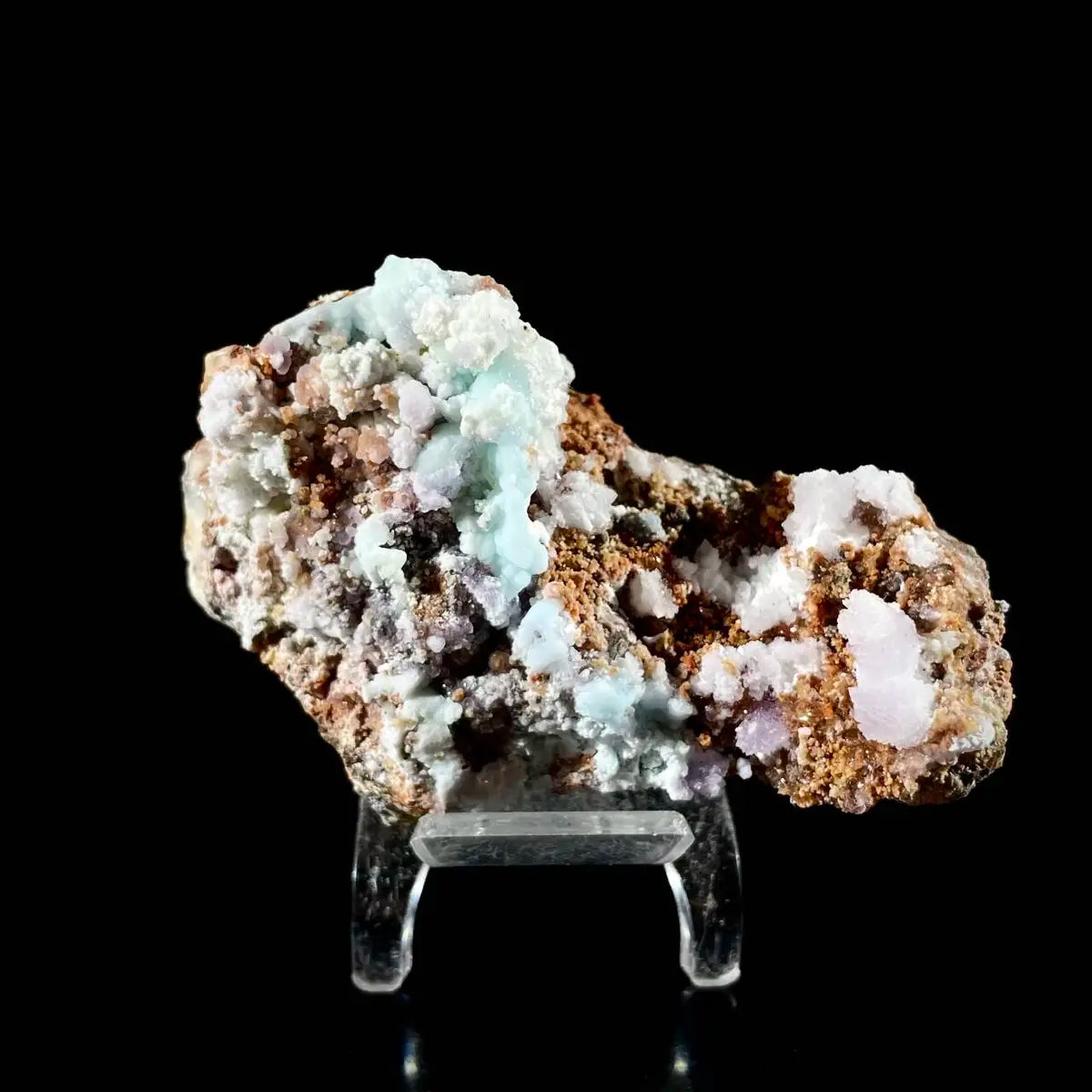 Azurite with Gibbsite  Mineral Specimen | Natural Multi-Mineral  | 250 g | 9*6*4.5 cm