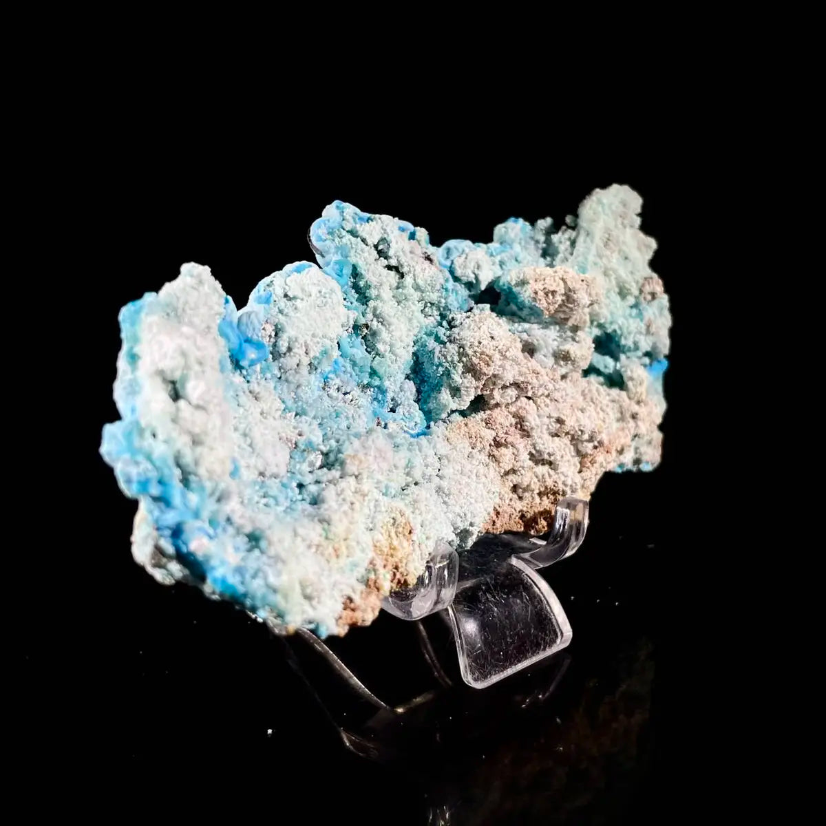 Azurite with Gibbsite  Mineral Specimen | Natural Multi-Mineral  | 80 g | 11*5*2 cm