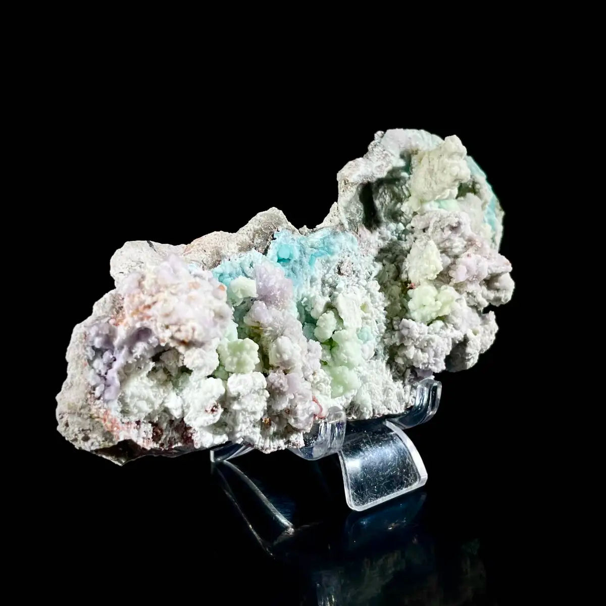 Azurite with Gibbsite  Mineral Specimen | Natural Multi-Mineral  |  100 g | 11.5*5.5*3 cm