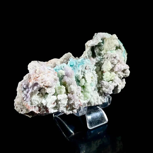 A707-Azurite with Gibbsite  Mineral Specimen | Natural Multi-Mineral  |  100 g | 11.5*5.5*3 cm
