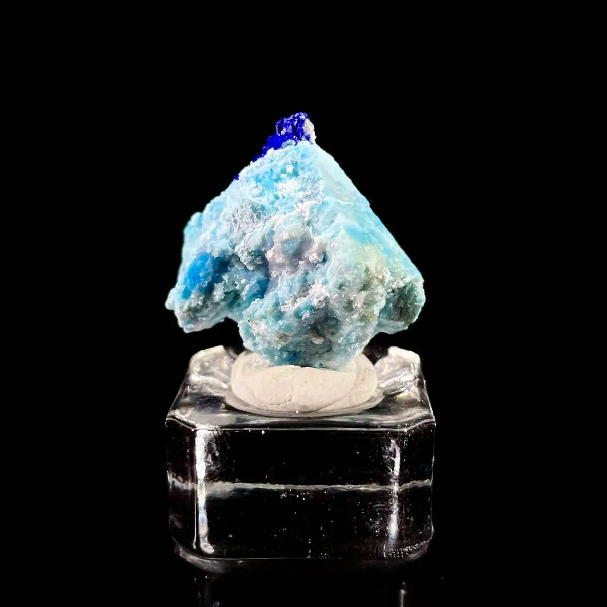 Azurite with Gibbsite  Mineral Specimen | Natural Multi-Mineral  |  7.8 g | 2*2*1.5 cm