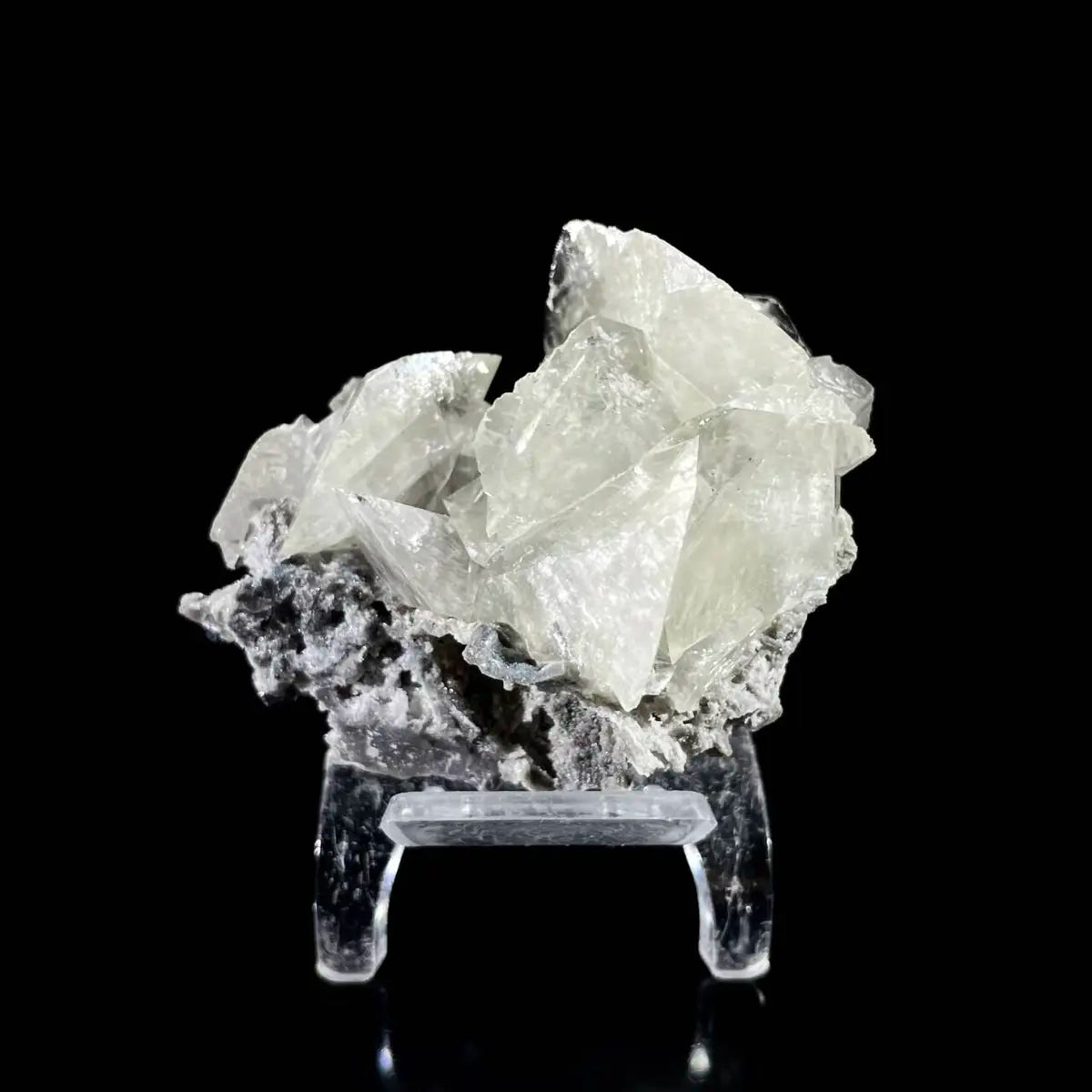Galena Mineral Specimen | Natural Lead Sulfide Crystal on Matrix | Metallic Luster Cubic Formation | 100 g | 6*5*5 cm