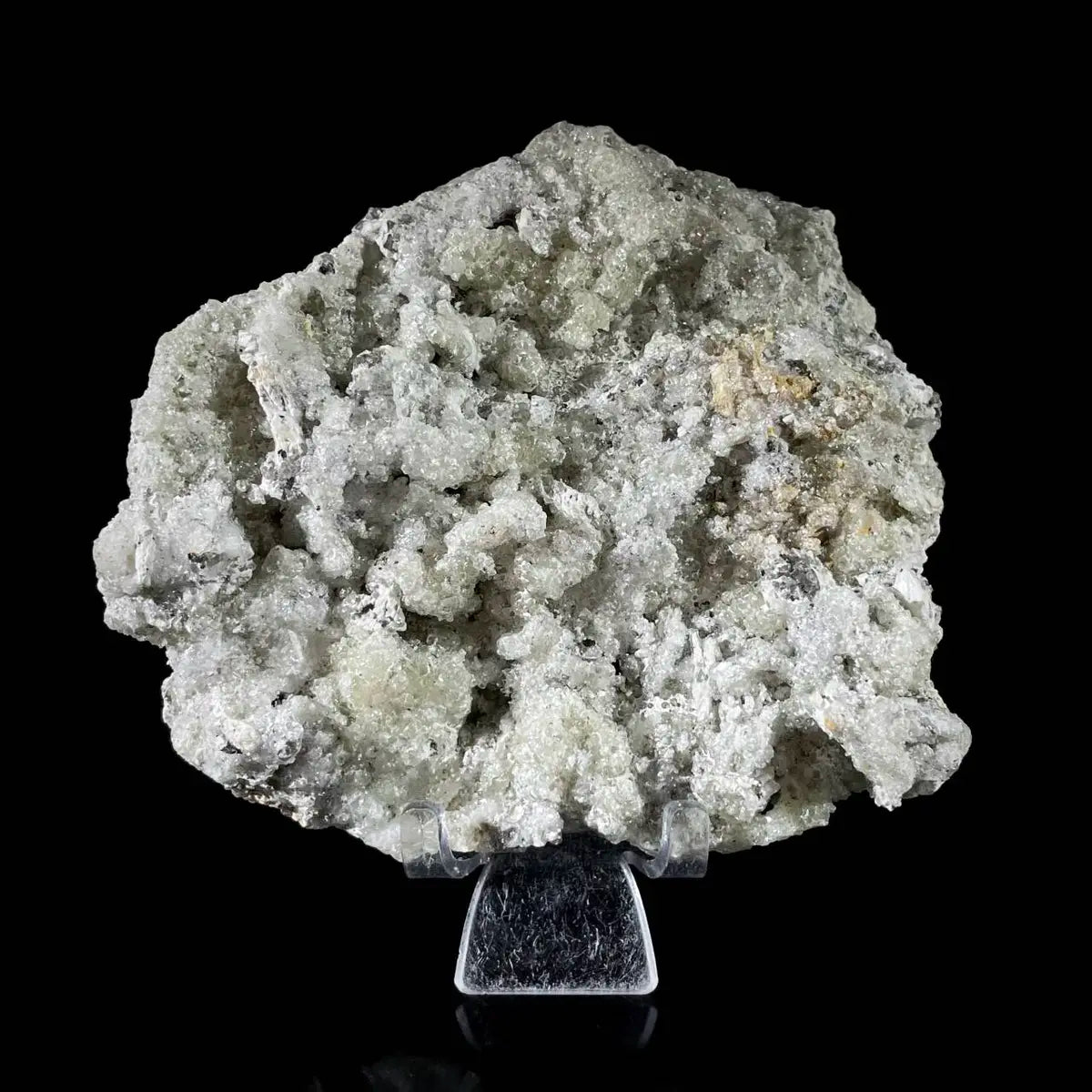Opal Hyalite Mineral Specimen | Natural Smoky Cluster | Spherical Hydrated Calcium Silicate Formation | 400 g | 13*12*4 cm