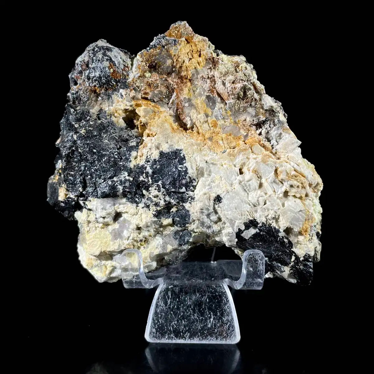 Opal Hyalite Mineral Specimen | Natural Smoky Cluster | Spherical Hydrated Calcium Silicate Formation | 230 g | 9*9*5 cm