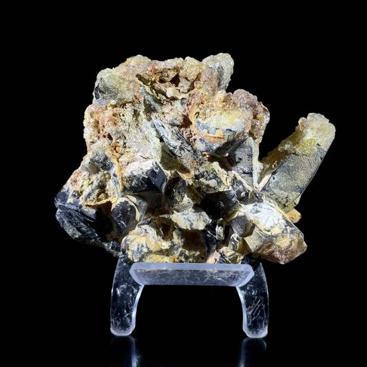 Opal Hyalite Mineral Specimen | Natural Smoky Cluster | Spherical Hydrated Calcium Silicate Formation | 470 g | 9*8*6 cm