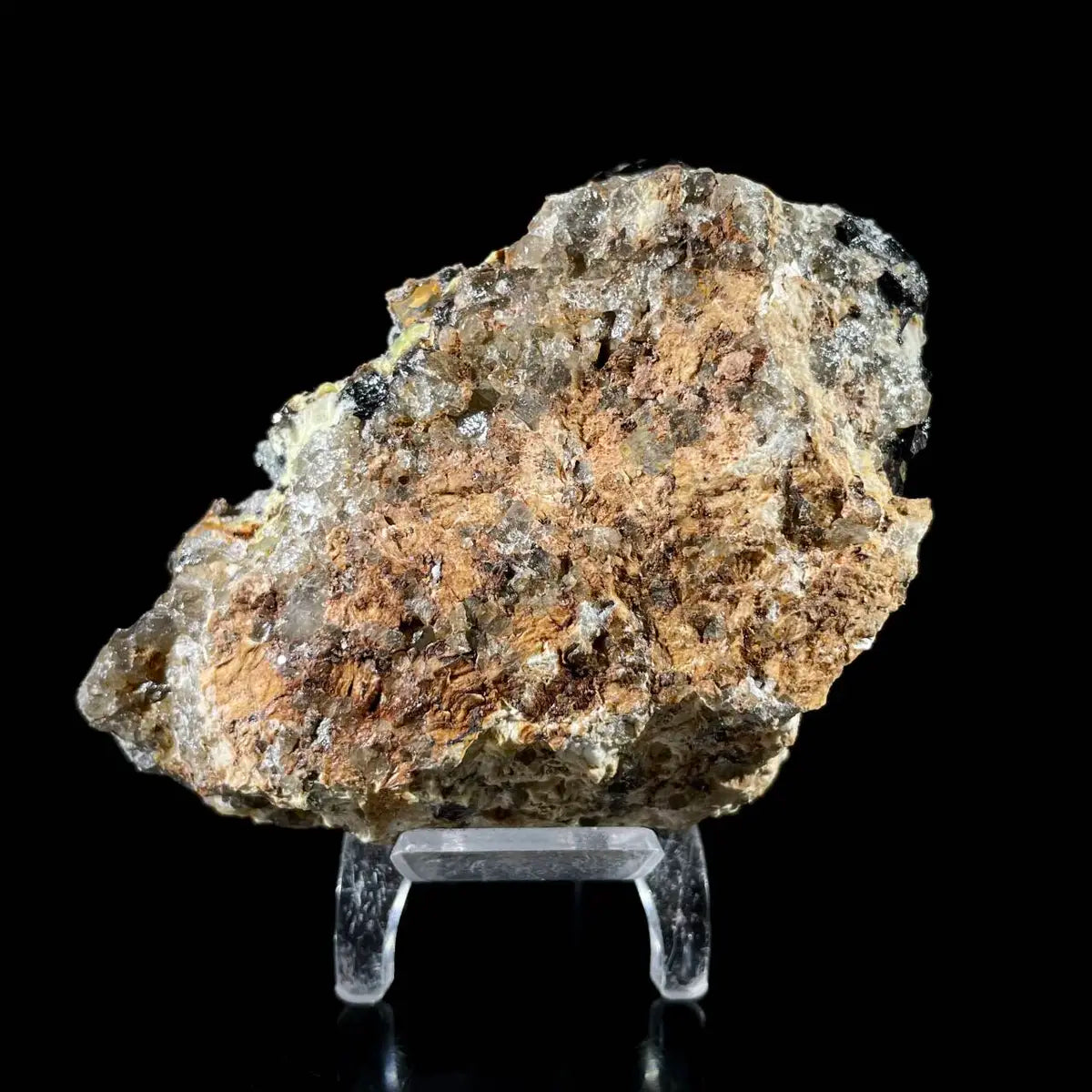 Opal Hyalite Mineral Specimen | Natural Smoky Cluster | Spherical Hydrated Calcium Silicate Formation | 410 g | 10.5*6.5*6 cm