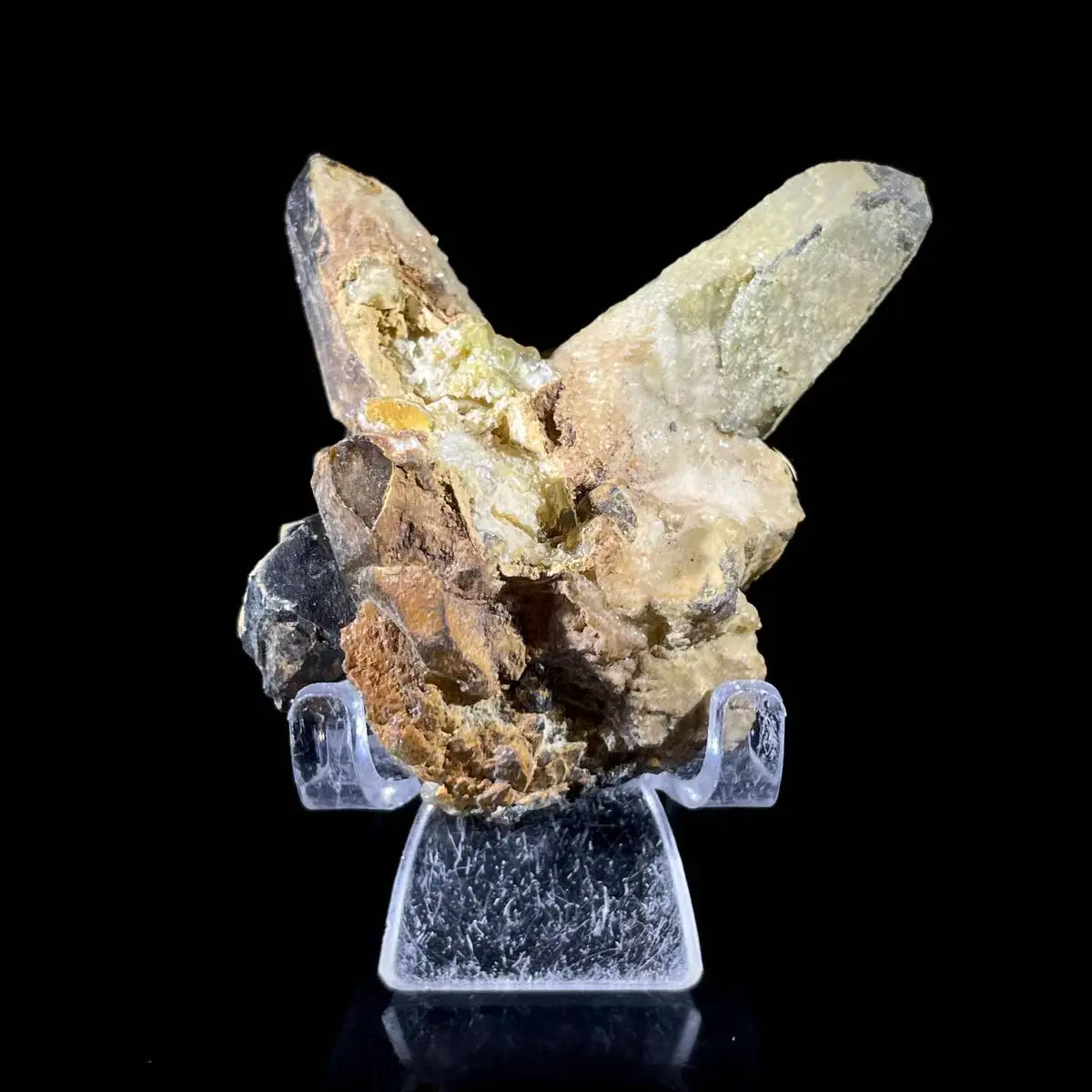 Opal Hyalite Mineral Specimen | Natural Smoky Cluster | Spherical Hydrated Calcium Silicate Formation | 120 g | 8*7*4.5 cm
