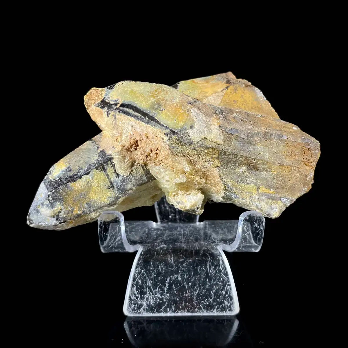 Opal Hyalite Mineral Specimen | Natural Smoky Cluster | Spherical Hydrated Calcium Silicate Formation | 300 g | 11*7*5 cm