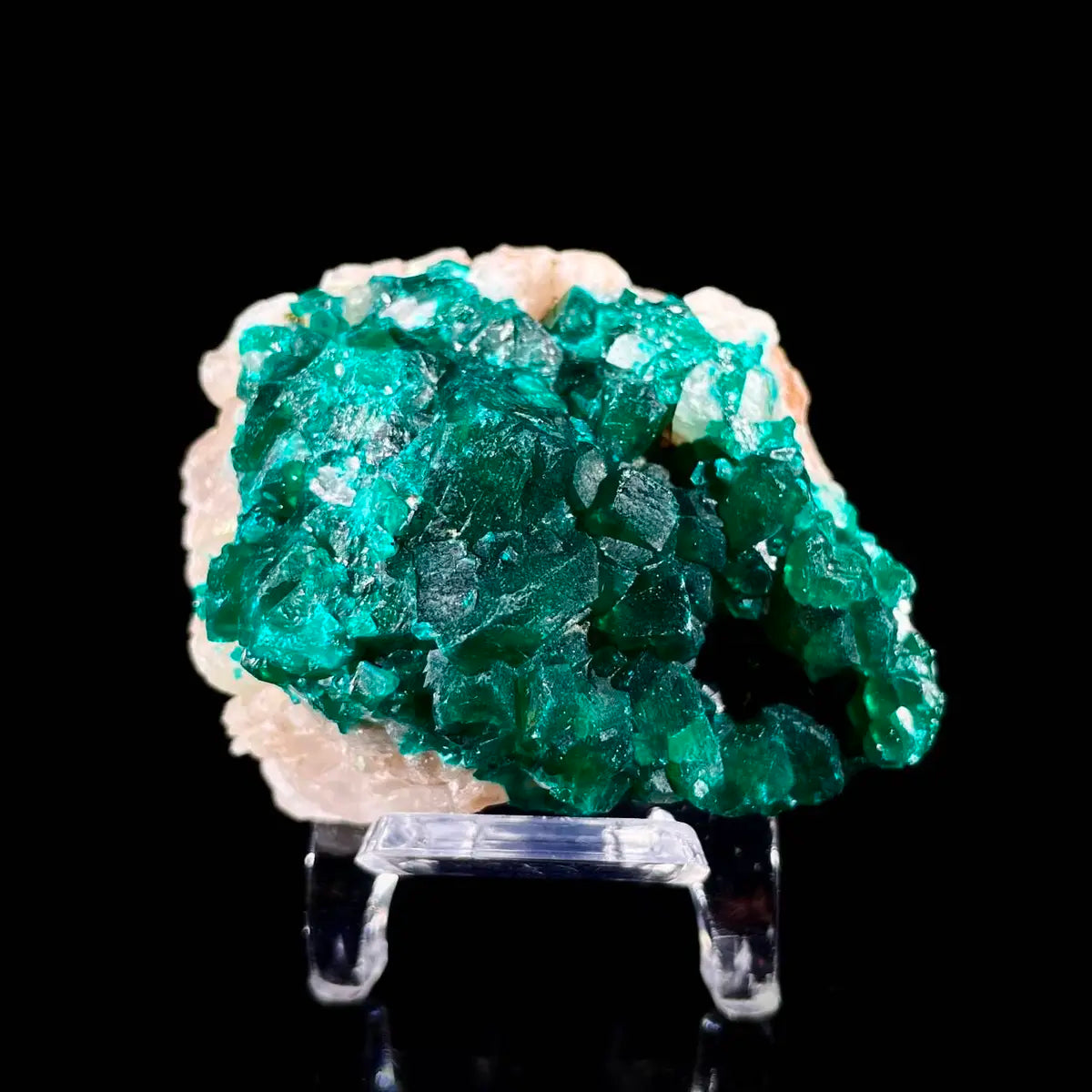 Dioptase Botryoidal Crystal Cluster | Natural Green Copper Carbonate Mineral Specimen | 50 g | 4.5*3*2.5 cm