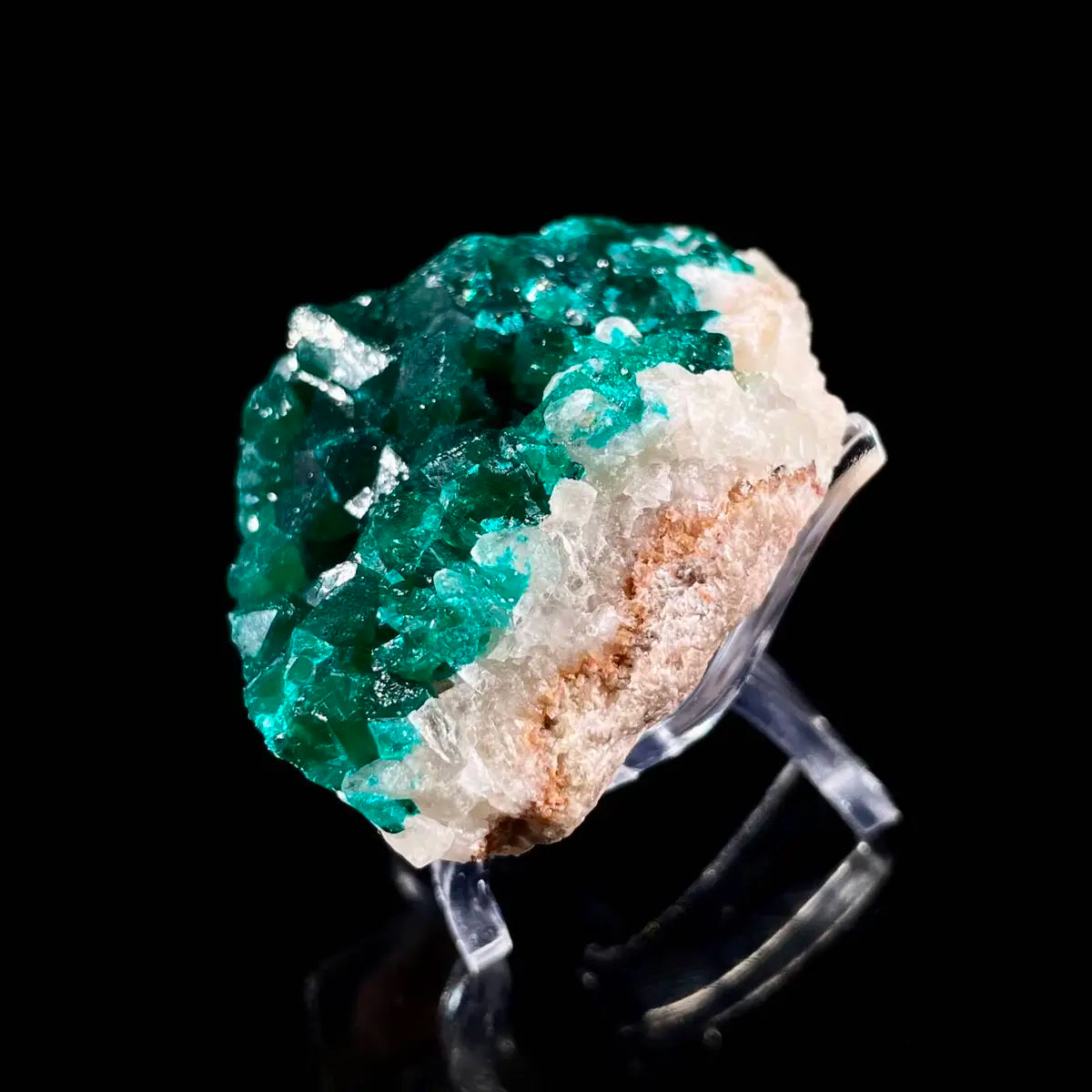 Dioptase Botryoidal Crystal Cluster | Natural Green Copper Carbonate Mineral Specimen | 50 g | 4.5*3*2.5 cm