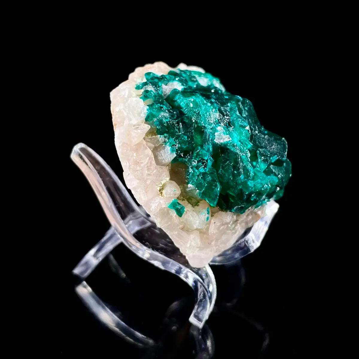 Dioptase Botryoidal Crystal Cluster | Natural Green Copper Carbonate Mineral Specimen | 50 g | 4.5*3*2.5 cm