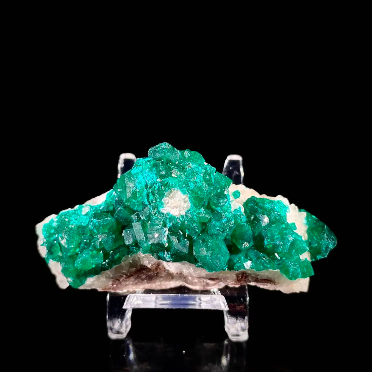 Dioptase Botryoidal Crystal Cluster | Natural Green Copper Carbonate Mineral Specimen | 40 g | 6*2.5*2 cm