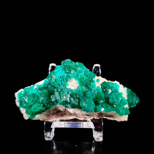 A818-Dioptase Botryoidal Crystal Cluster | Natural Green Copper Carbonate Mineral Specimen | 40 g | 6*2.5*2 cm