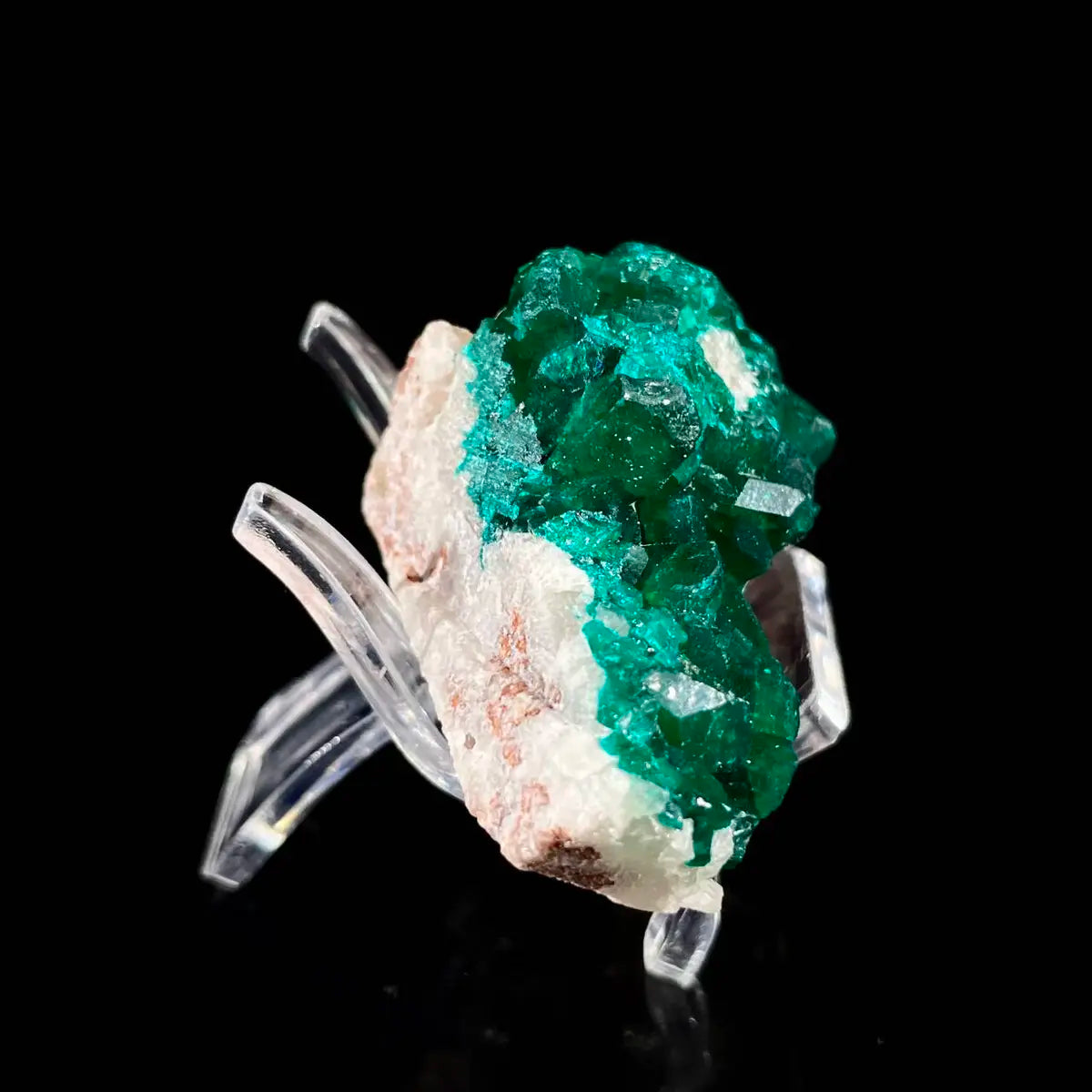 Dioptase Botryoidal Crystal Cluster | Natural Green Copper Carbonate Mineral Specimen | 40 g | 6*2.5*2 cm